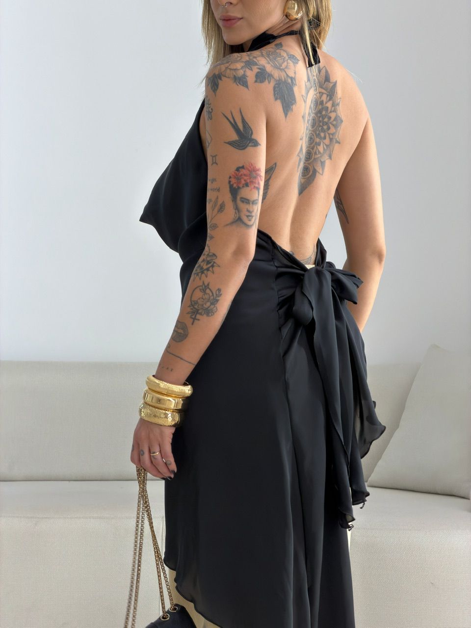 BLUSA CRISTIANE FRENTE ÚNICA PRETA