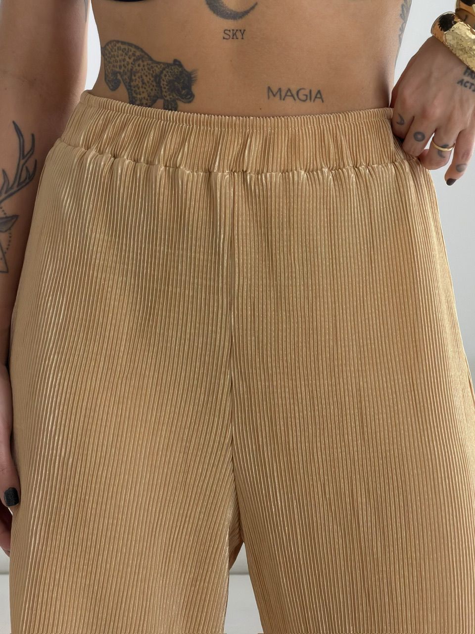 CONJUNTO NATANE PLISSADO NUDE