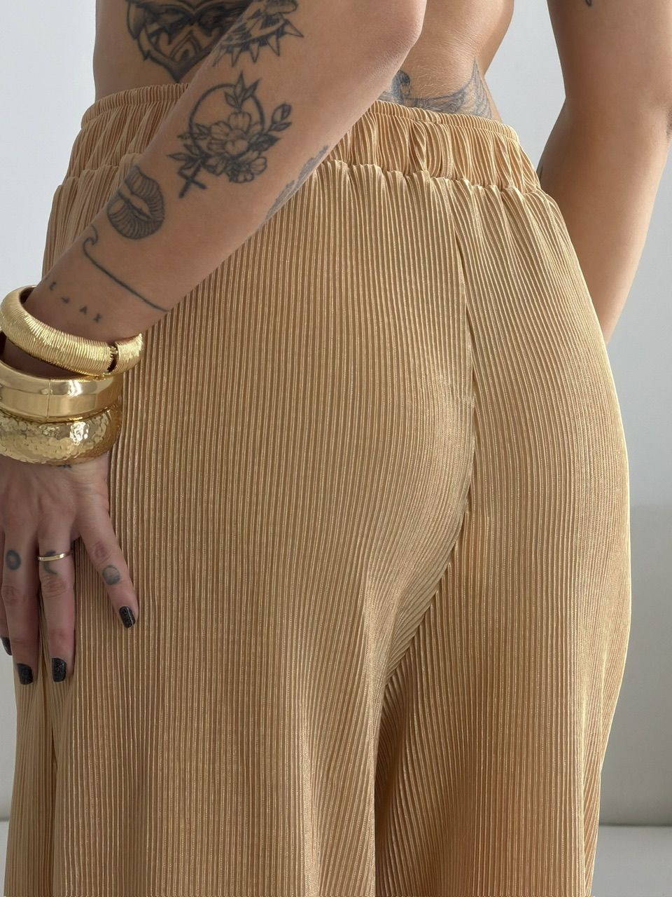 CONJUNTO NATANE PLISSADO NUDE