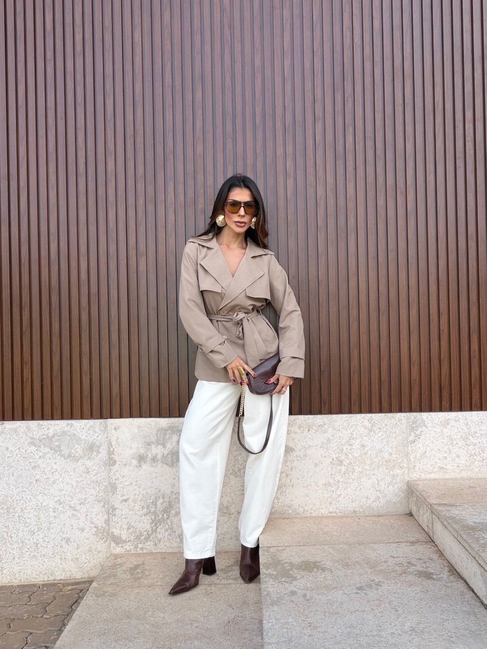 BLAZER ISABELY FAIXA NUDE