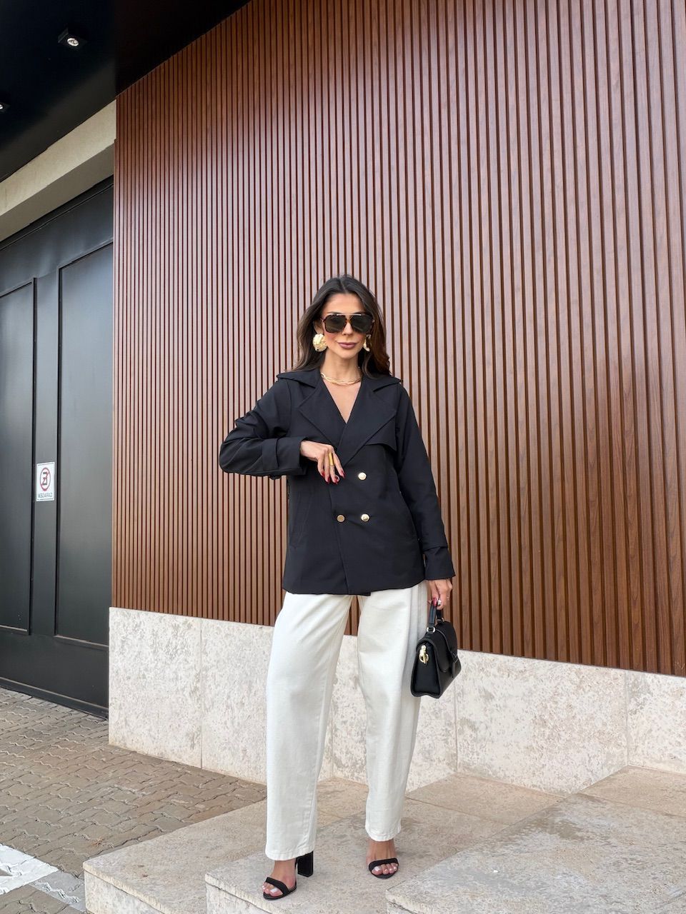 BLAZER ISABELY FAIXA PRETO