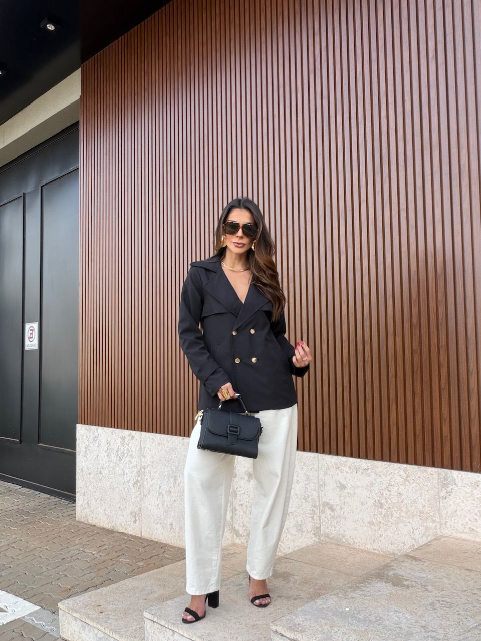 BLAZER ISABELY FAIXA PRETO