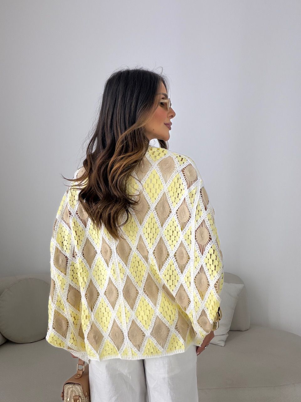 KIMONO LUCY ESTAMPADO AMARELO