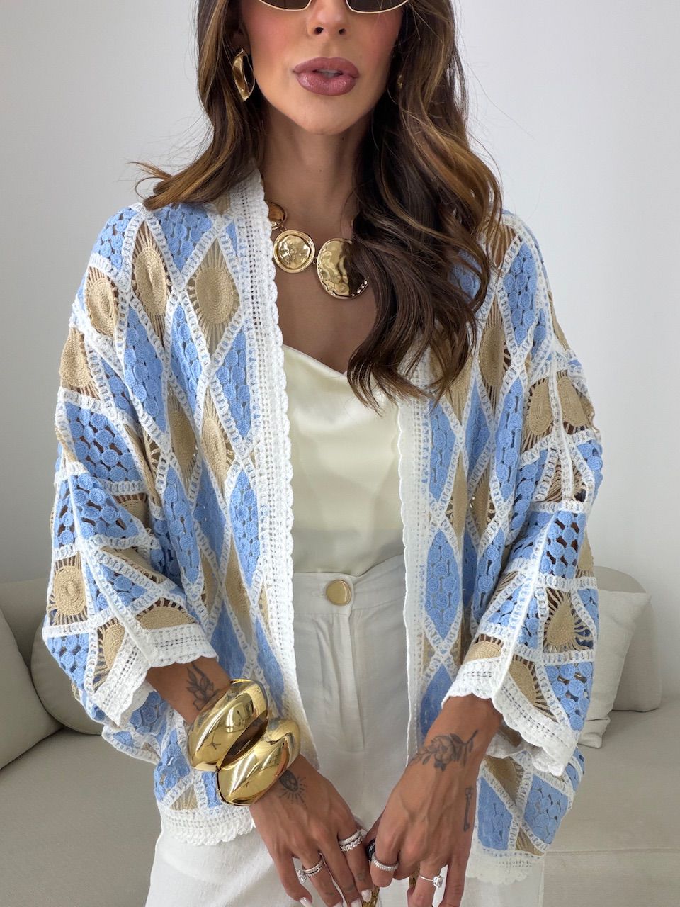 KIMONO LUCY ESTAMPADO AZUL