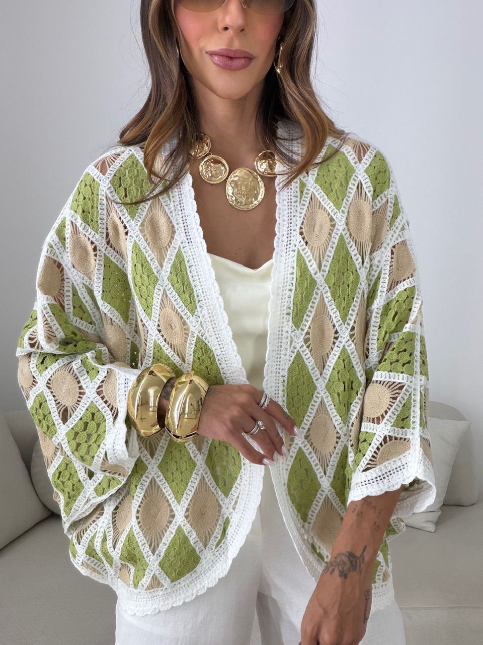 KIMONO LUCY ESTAMPADO VERDE