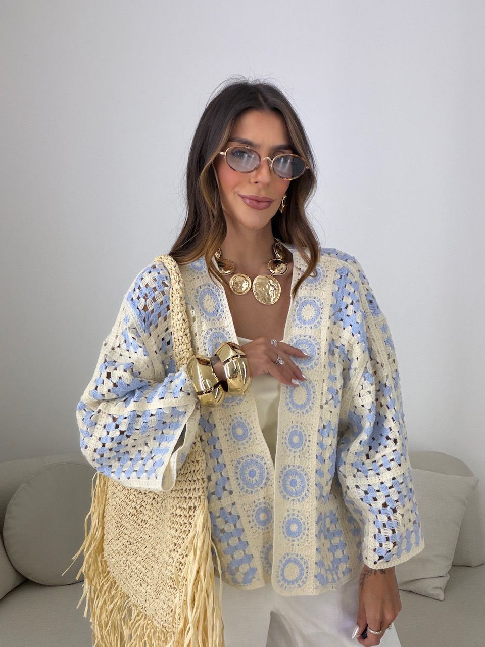KIMONO PRISCILA ESTAMPADO AZUL