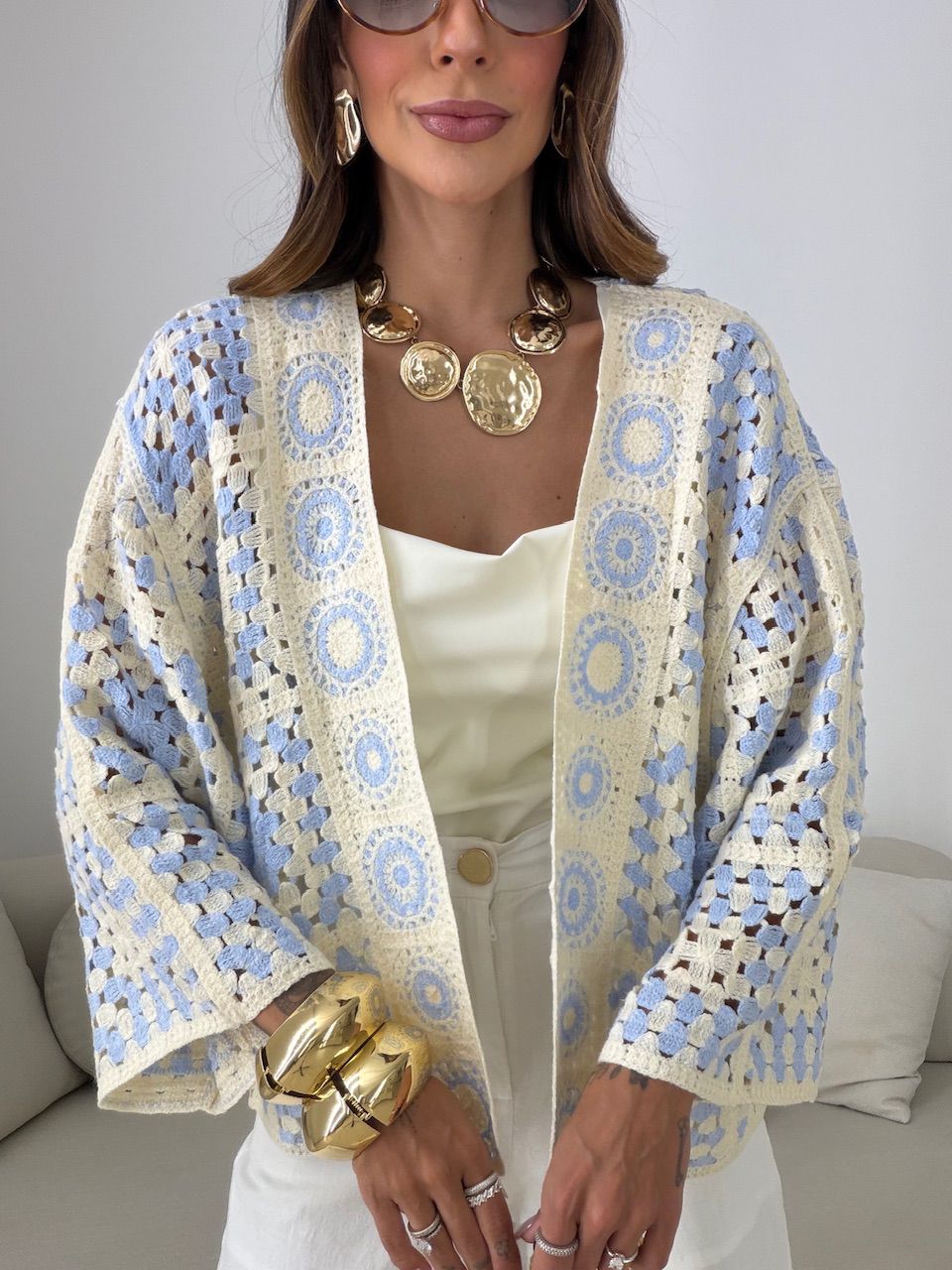 KIMONO PRISCILA ESTAMPADO AZUL