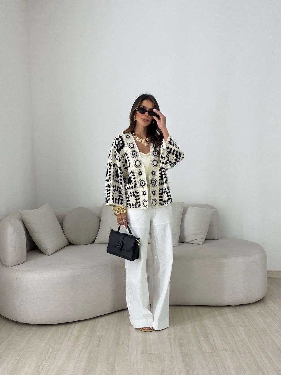KIMONO PRISCILA ESTAMPADO PRETO
