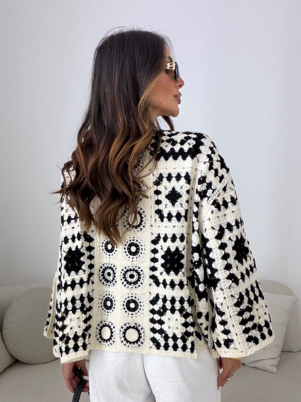 KIMONO PRISCILA ESTAMPADO PRETO