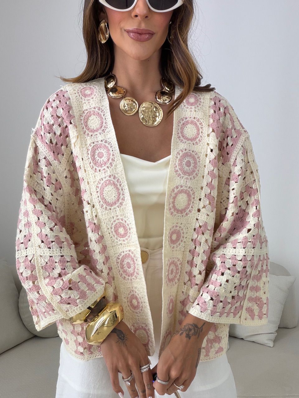 KIMONO PRISCILA ESTAMPADO ROSA