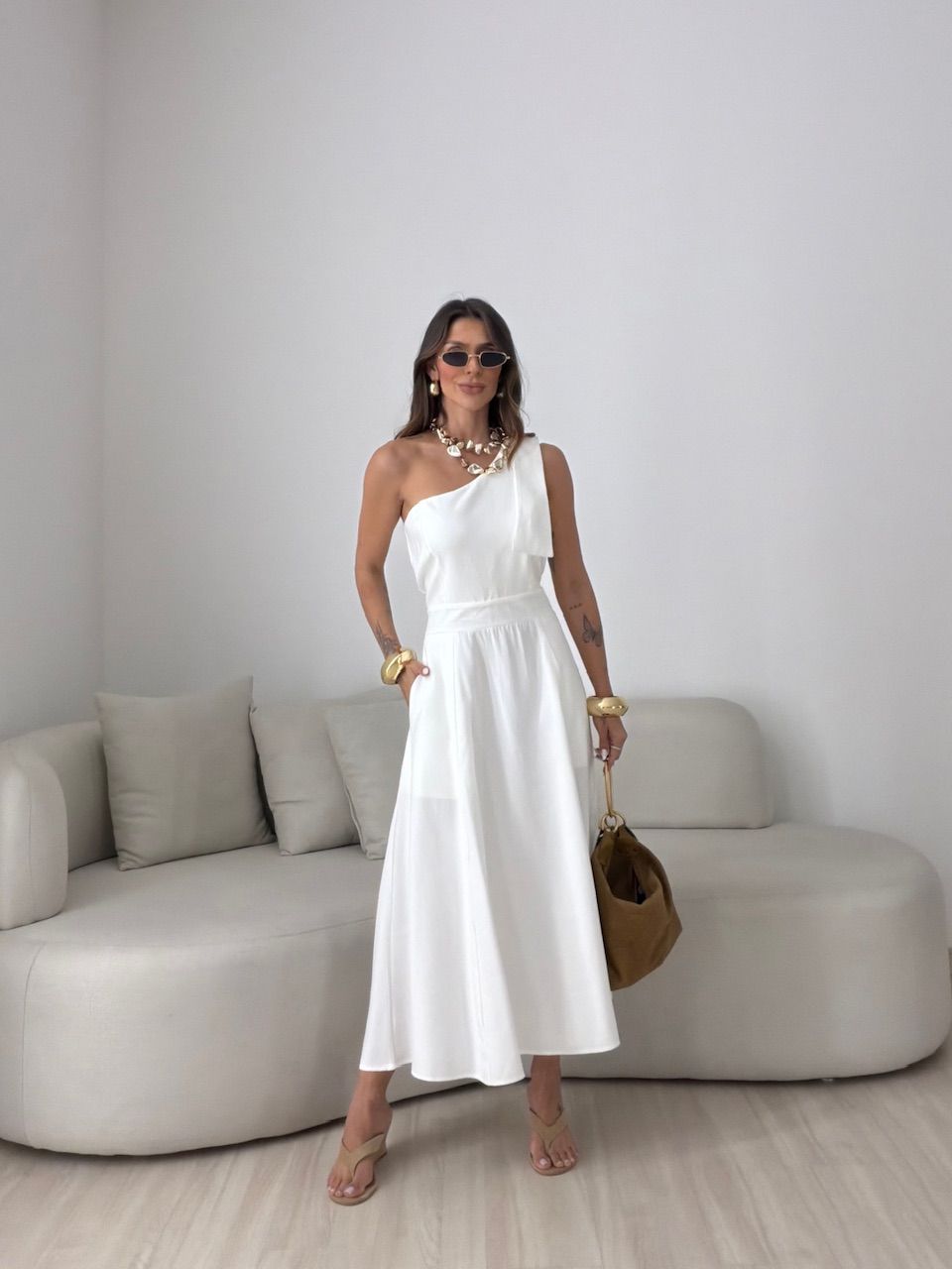 VESTIDO DÉBORA NULA MANGA OFF - 0080920048 - CAROLLA FERRARO