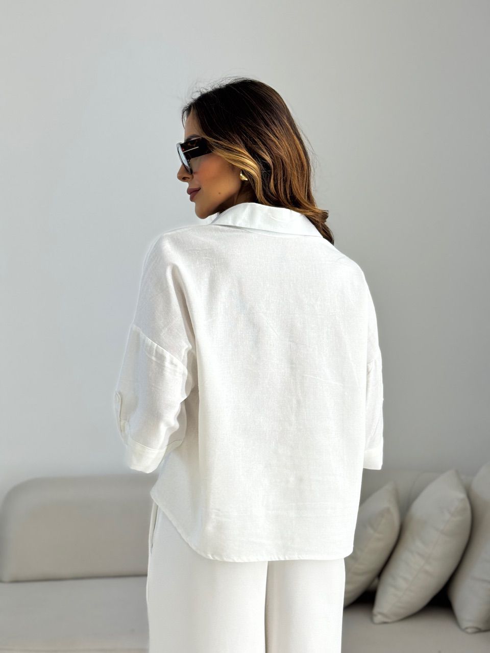 CAMISA MILENA OVER OFF