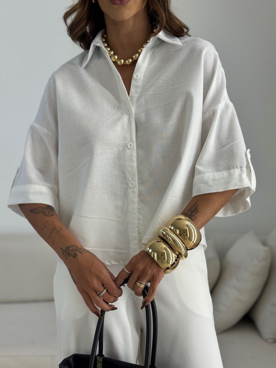 CAMISA MILENA OVER OFF