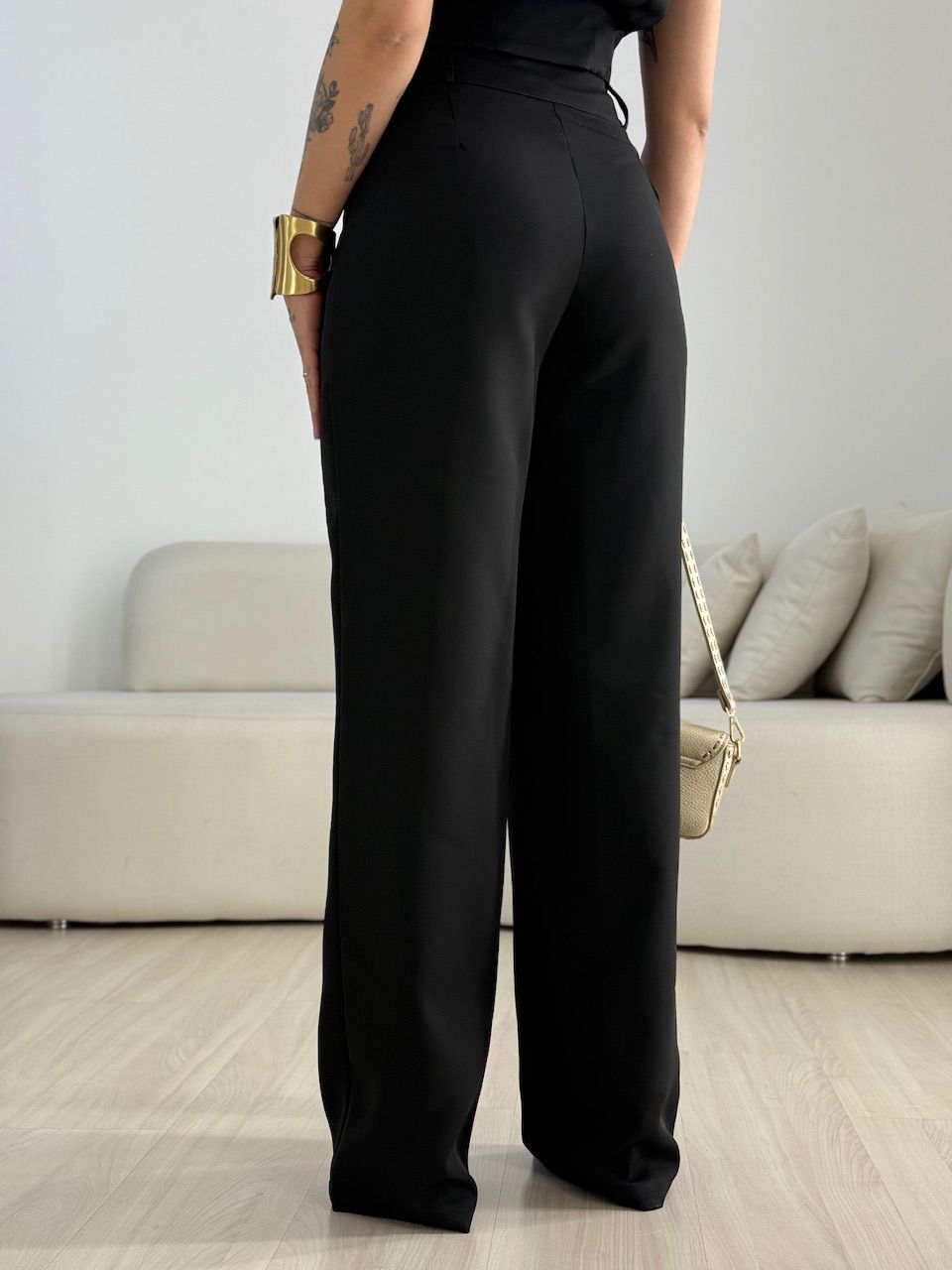 CONJUNTO RAFA CAMISA CROPPED PRETO