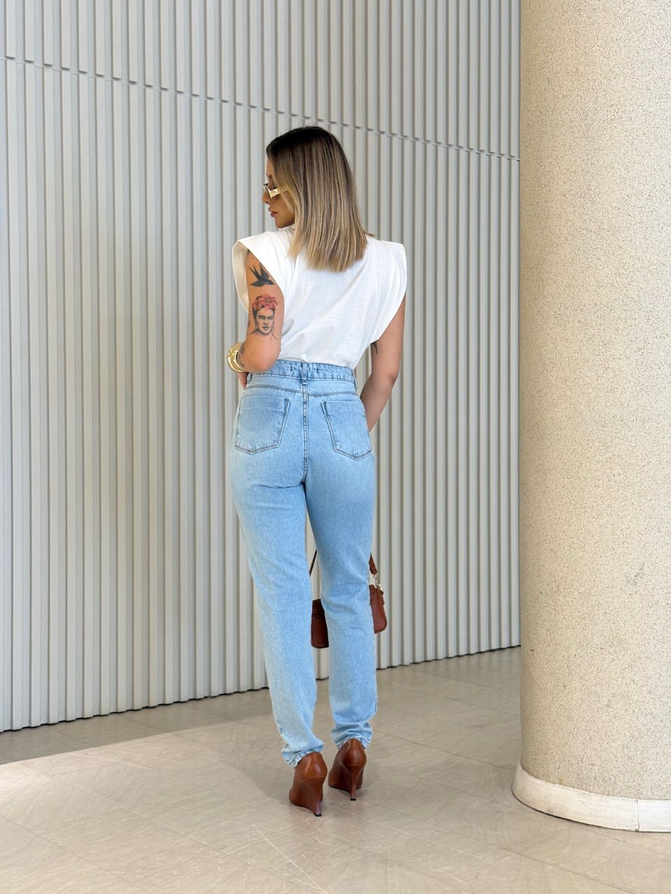 CALÇA VIVIANE SKINNY JEANS CLARO