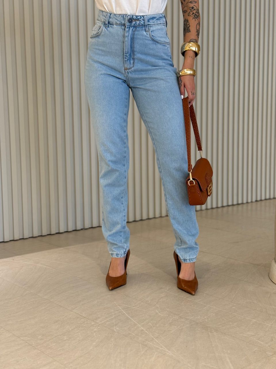 CALÇA VIVIANE SKINNY JEANS CLARO - 0073230071 - CAROLLA FERRARO