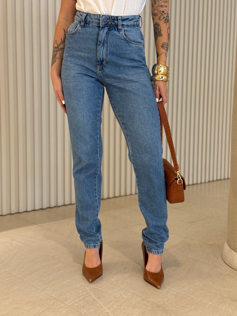 CALÇA VIVIANE SKINNY JEANS MÉDIO - 0073230423 - CAROLLA FERRARO