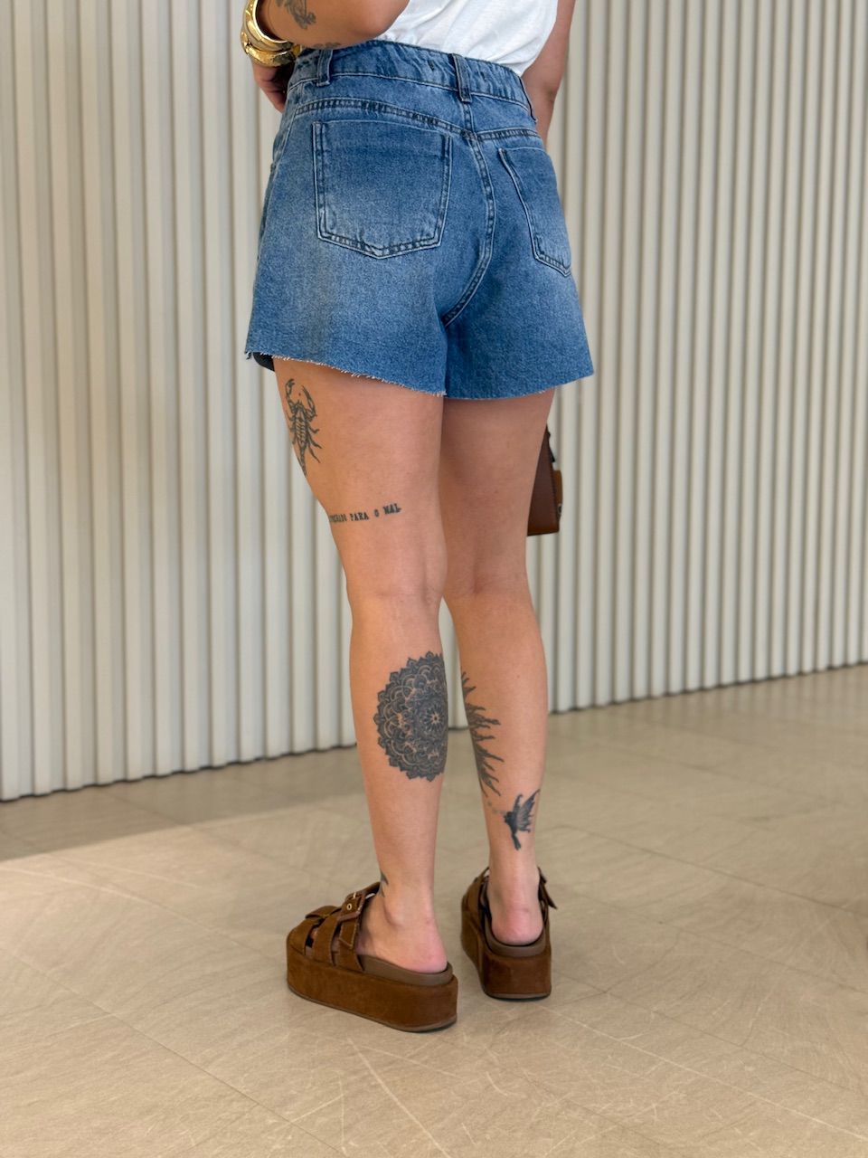 SHORT MAVIE JEANS JEANS MÉDIO