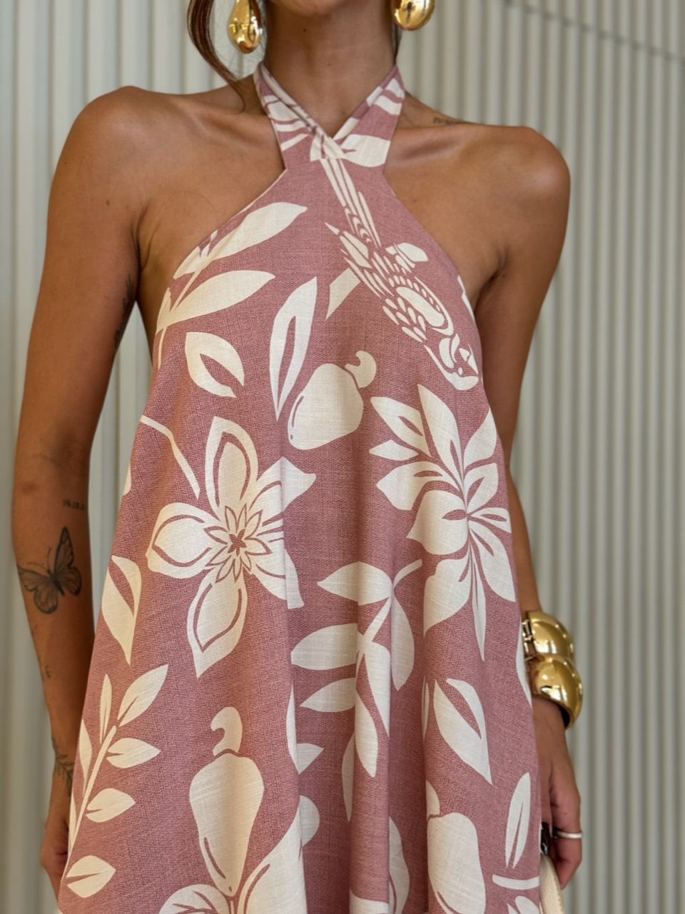 VESTIDO DAIANA ESTAMPADO ROSA