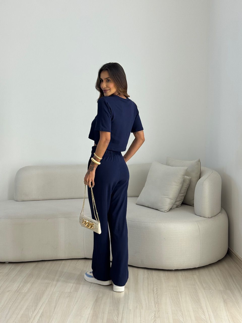 CONJUNTO MAITÊ CALÇA MARINHO