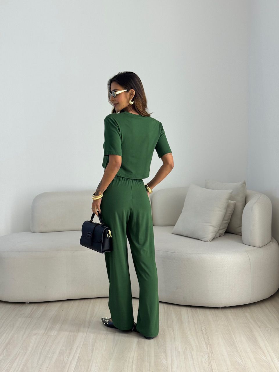 CONJUNTO MAITÊ CALÇA VERDE