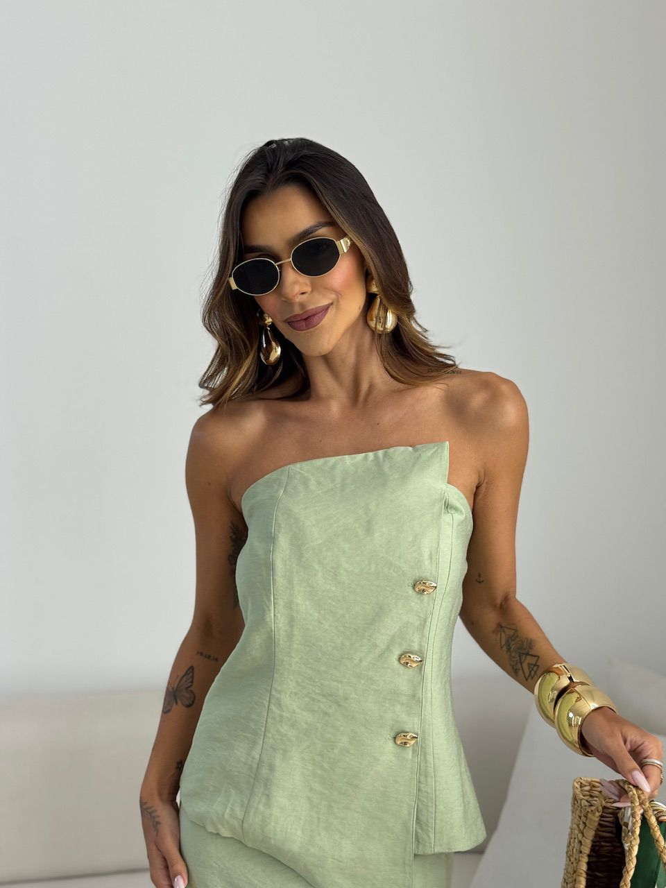CONJUNTO RENATA TOMARA QUE CAIA VERDE