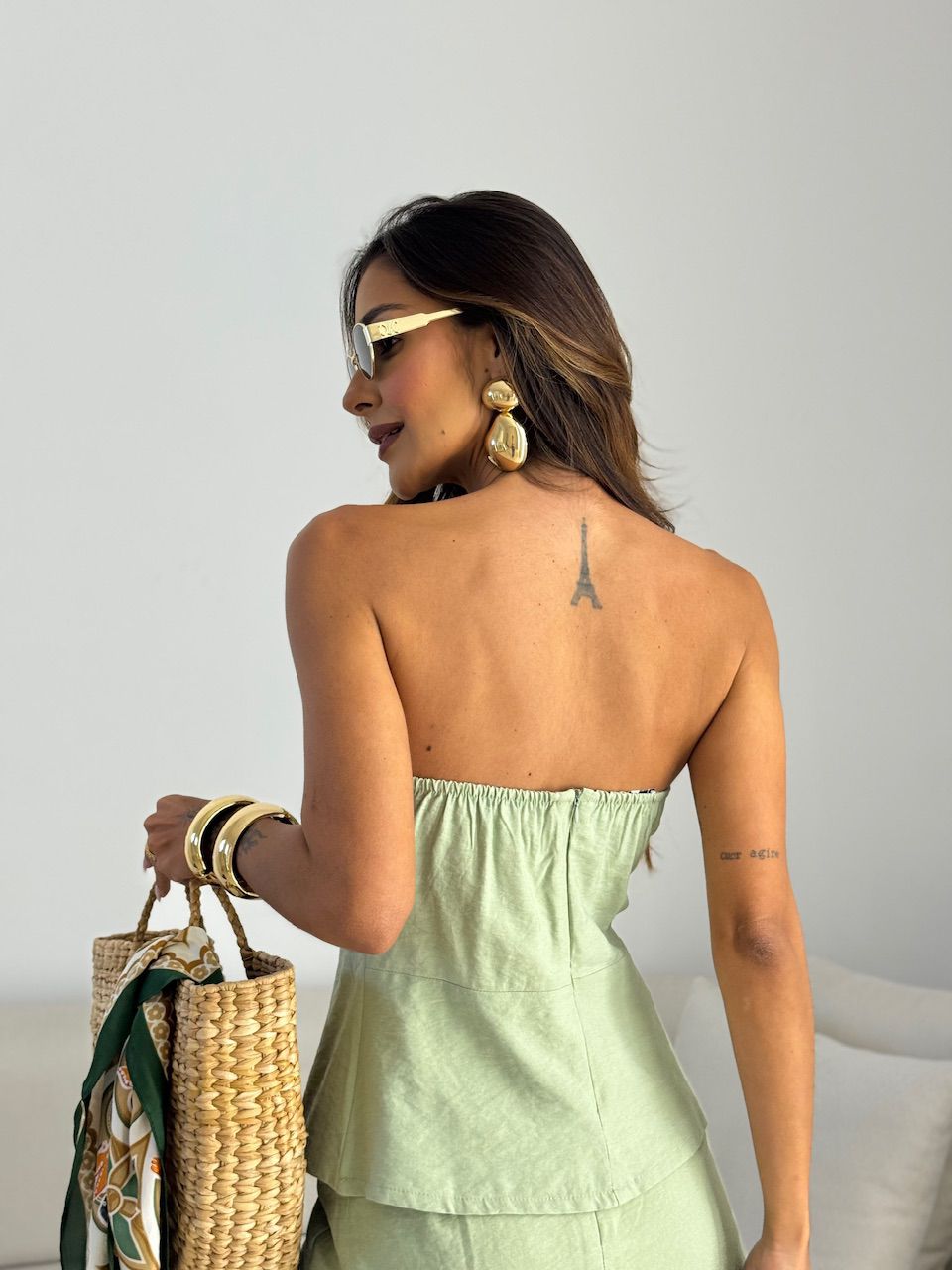 CONJUNTO RENATA TOMARA QUE CAIA VERDE