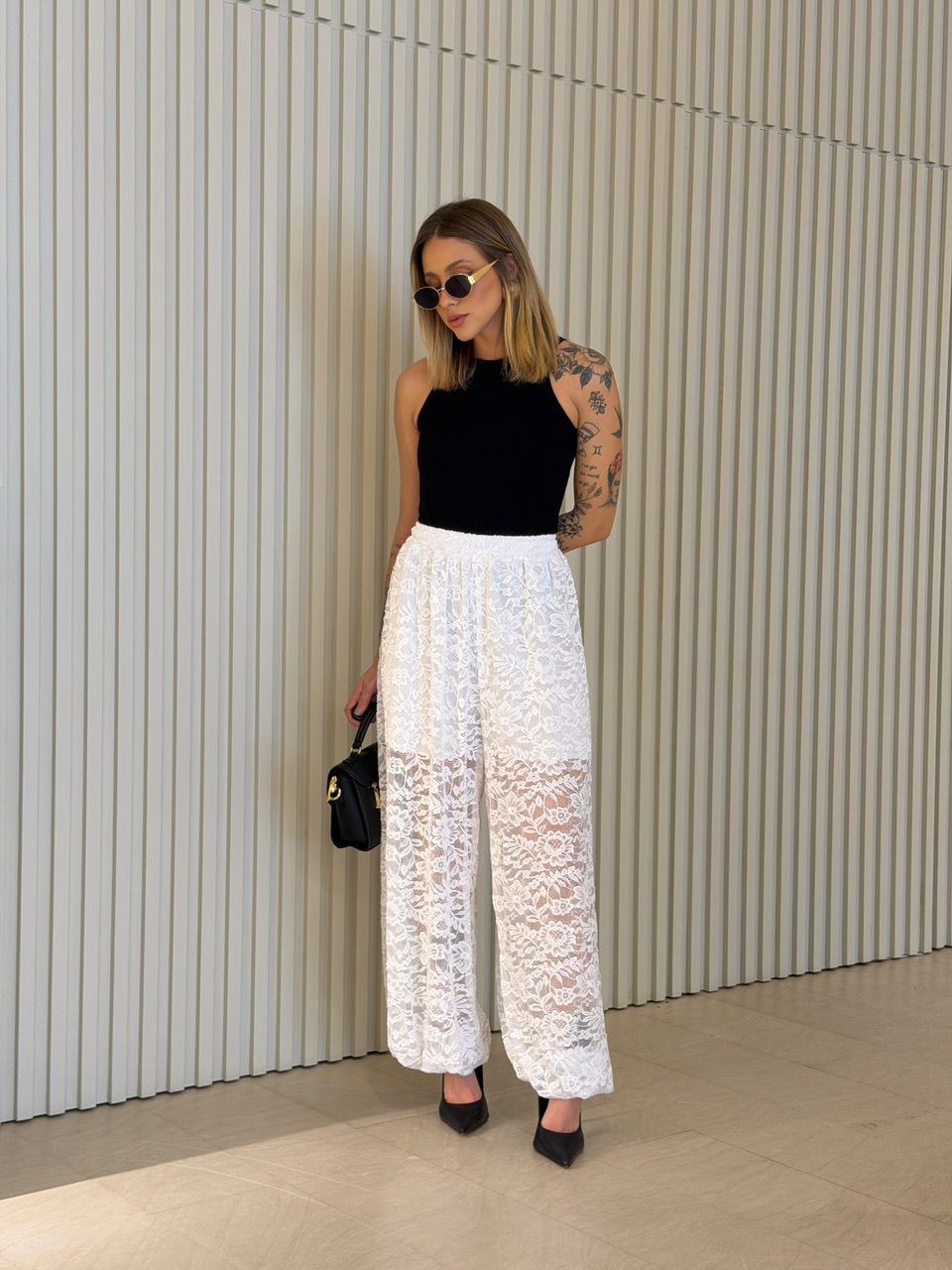 CALÇA JENIFER RENDA OFF