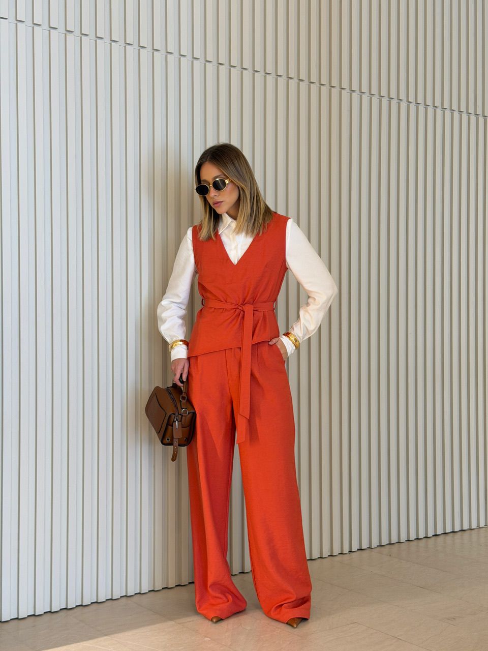 TRIJUNTO ANDREIA CAMISA LARANJA