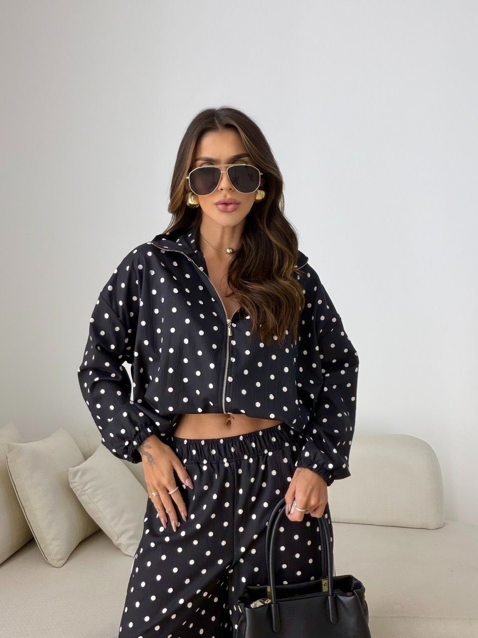 CONJUNTO FÁTIMA POÁ PRETO