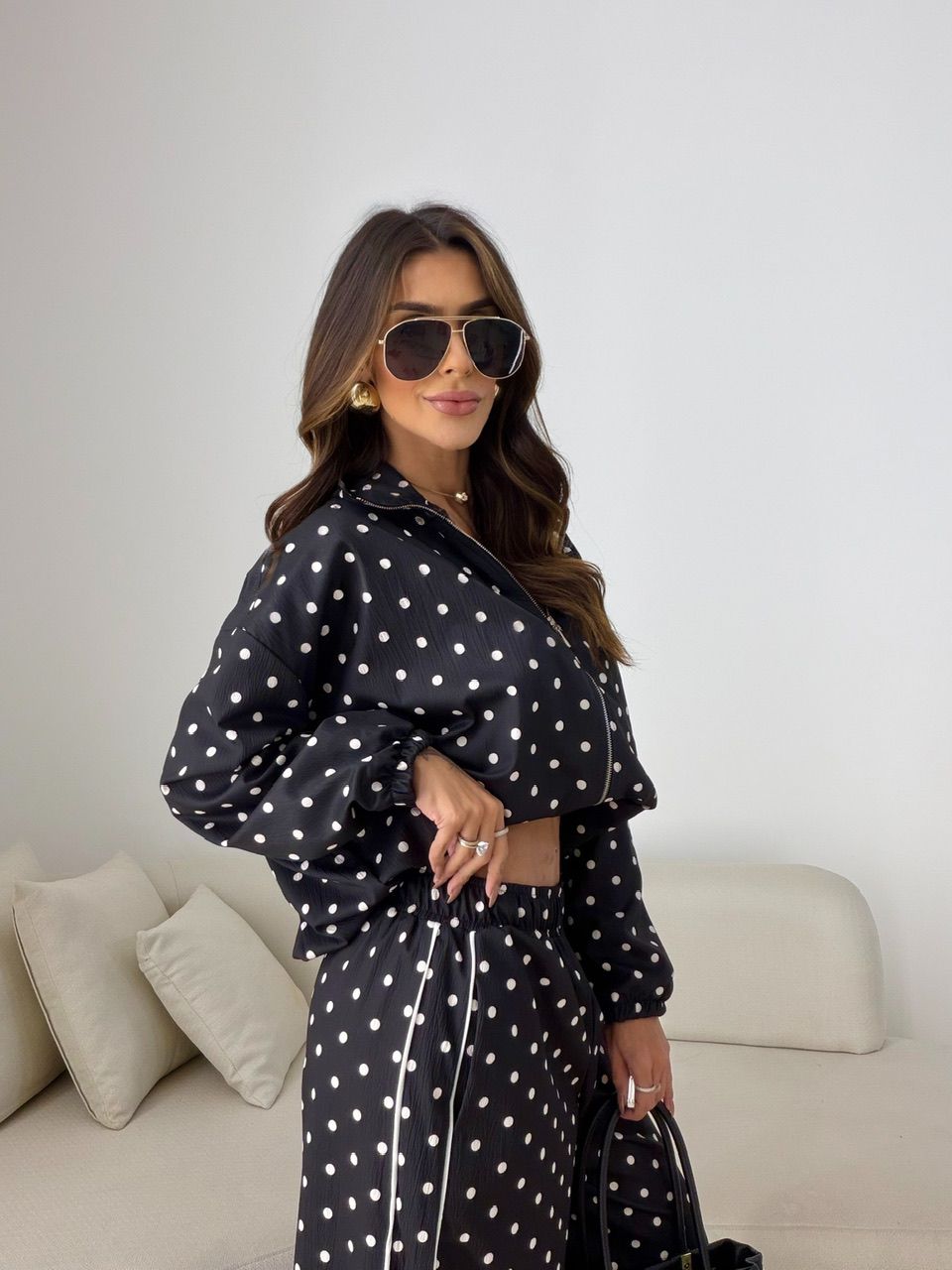 CONJUNTO FÁTIMA POÁ PRETO