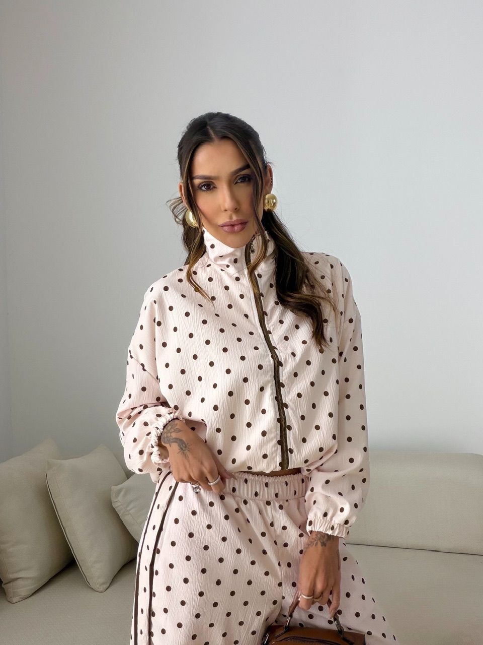 CONJUNTO FÁTIMA POÁ BABY PINK
