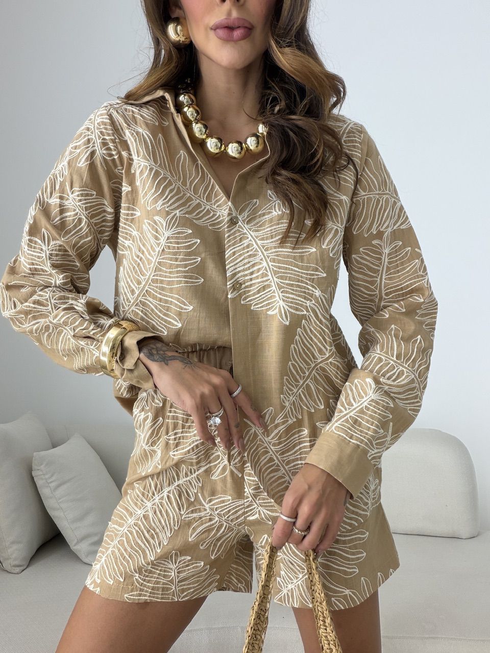 CONJUNTO OTILIA BORDADO NUDE