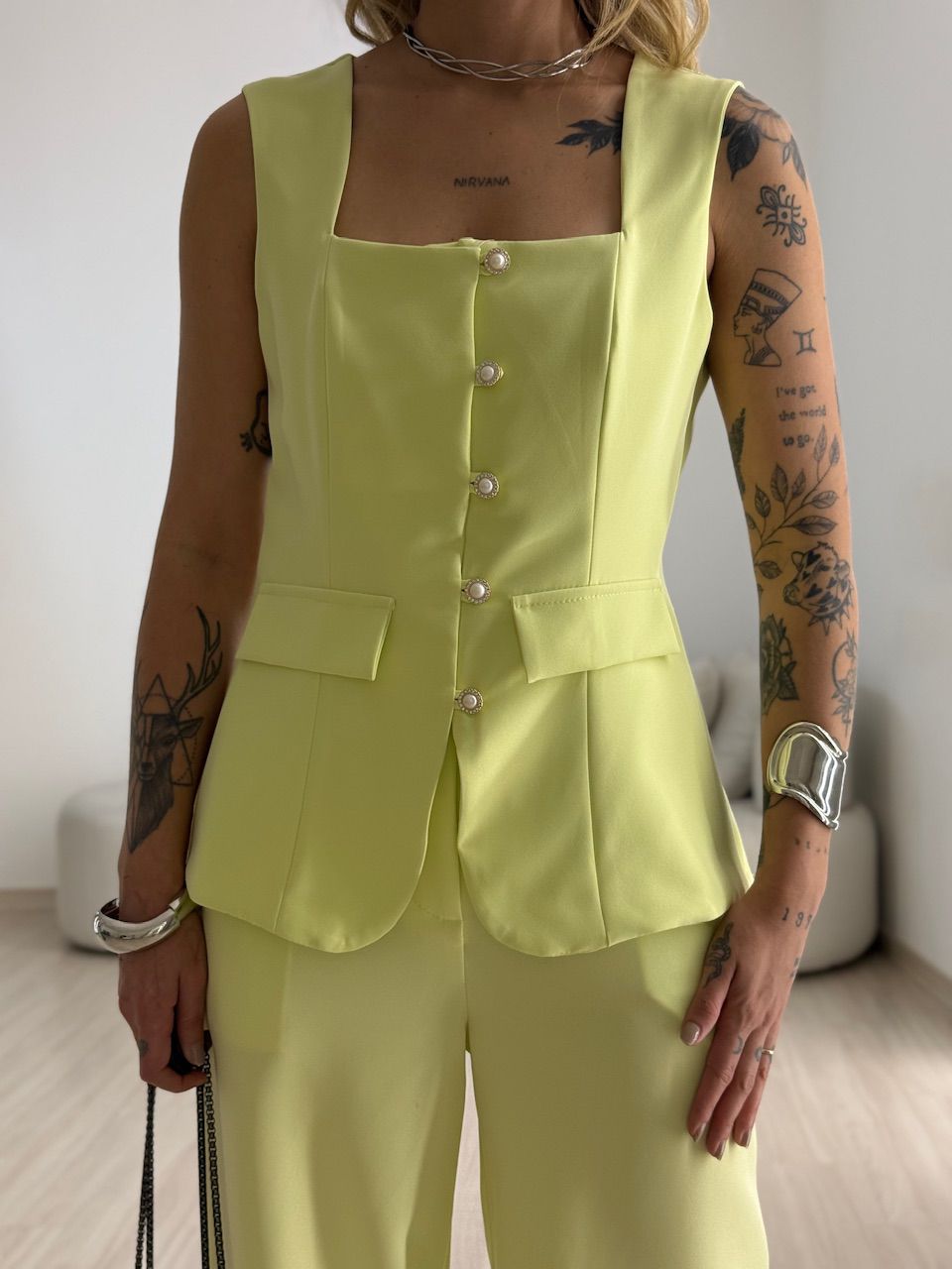 CONJUNTO ISABEL COLETE CALÇA LIMA