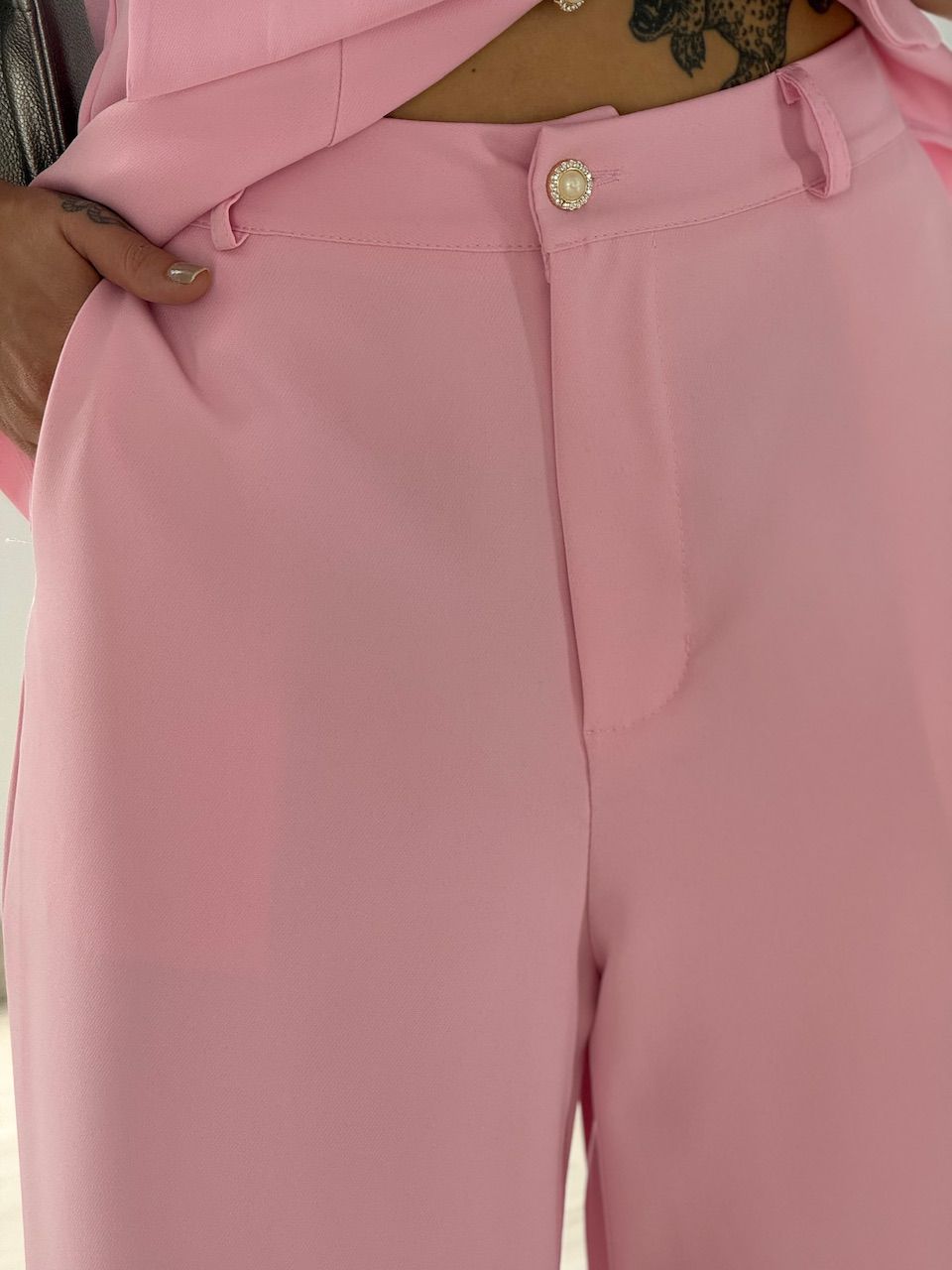 CONJUNTO ISABEL COLETE CALÇA ROSA