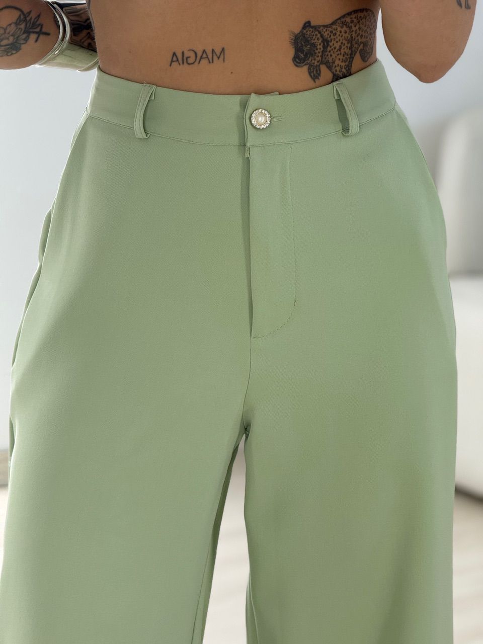CONJUNTO ISABEL COLETE CALÇA VERDE