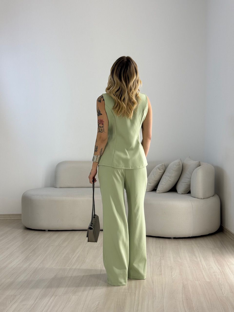 CONJUNTO ISABEL COLETE CALÇA VERDE