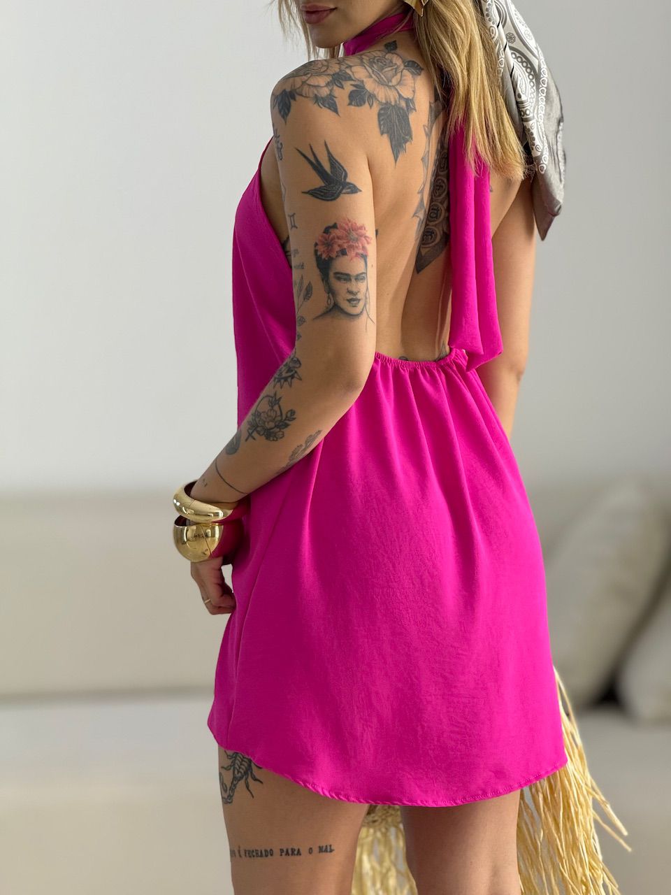 VESTIDO HELOISA CF FRENTE ÚNICA PINK