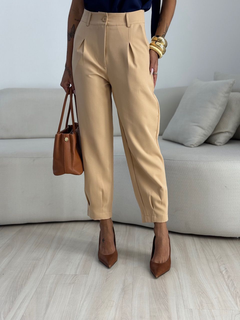 CALÇA MARIA CLARA CENOURA NUDE