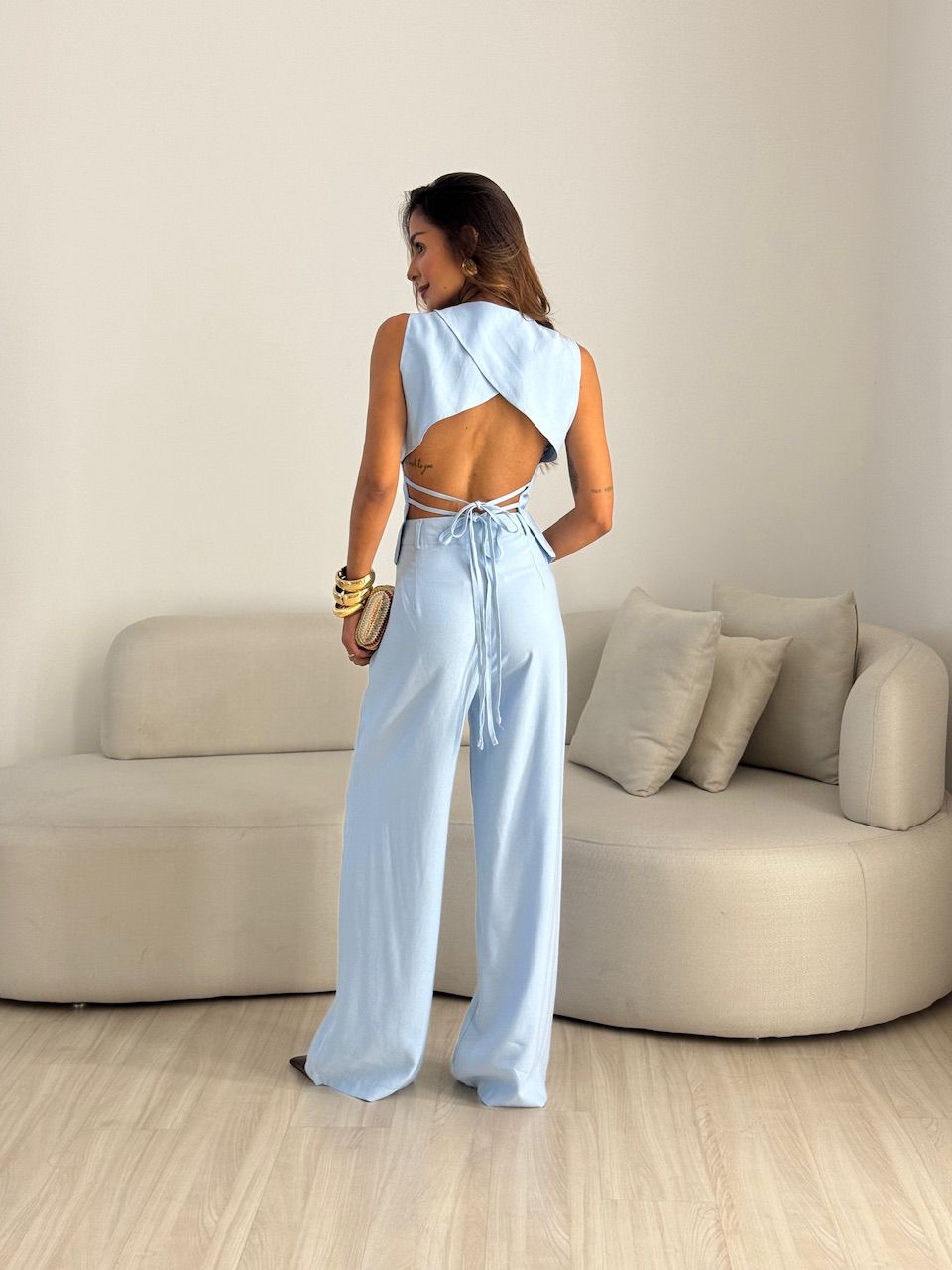 CONJUNTO SILVANA COLETE AZUL