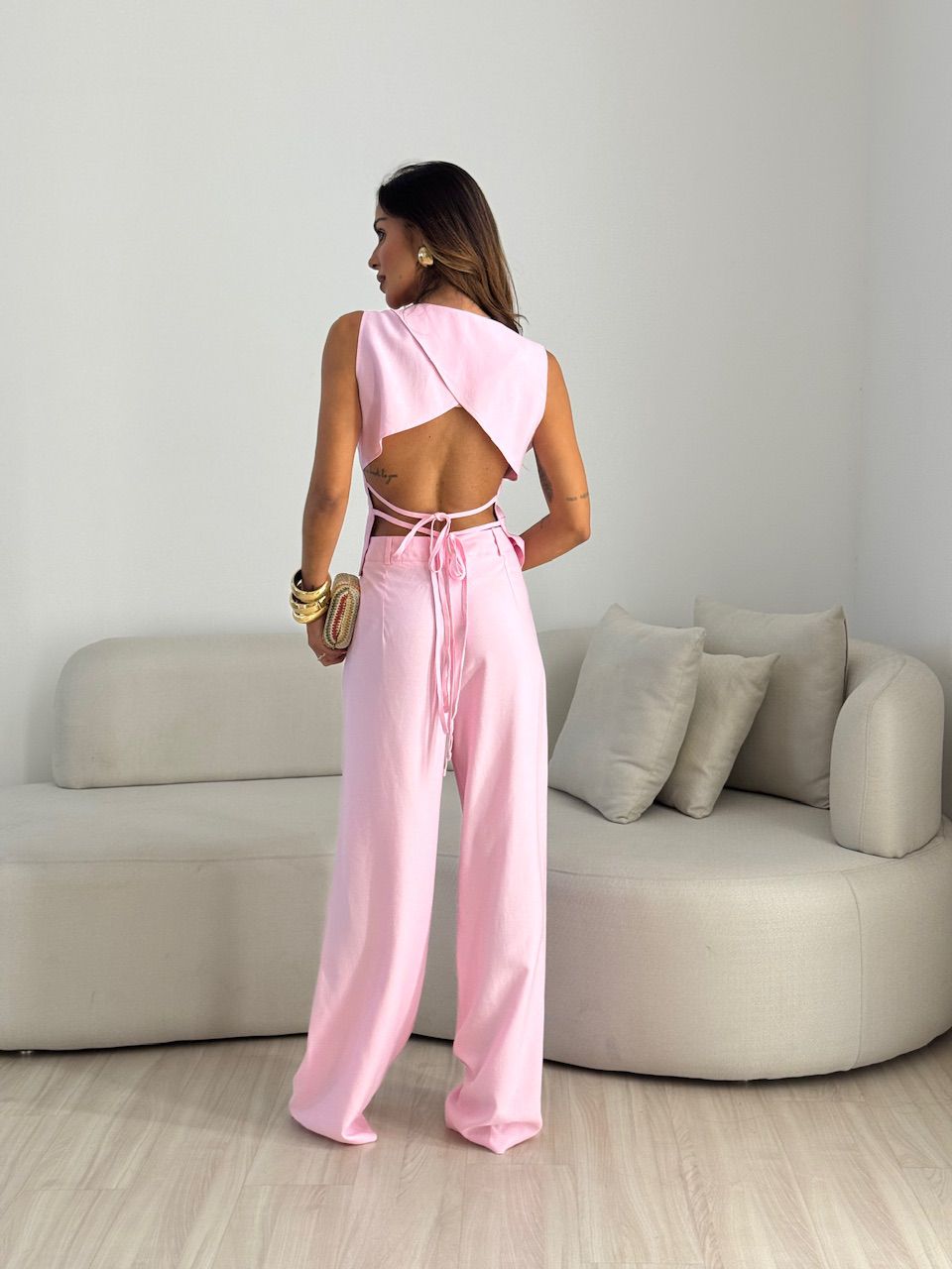 CONJUNTO SILVANA COLETE ROSA
