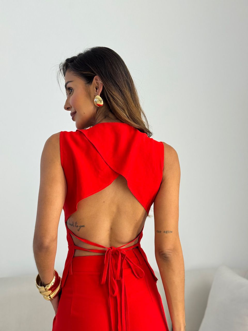 CONJUNTO SILVANA COLETE VERMELHO