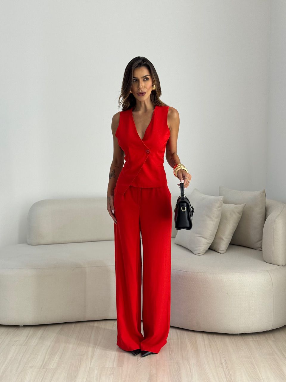 CONJUNTO SILVANA COLETE VERMELHO