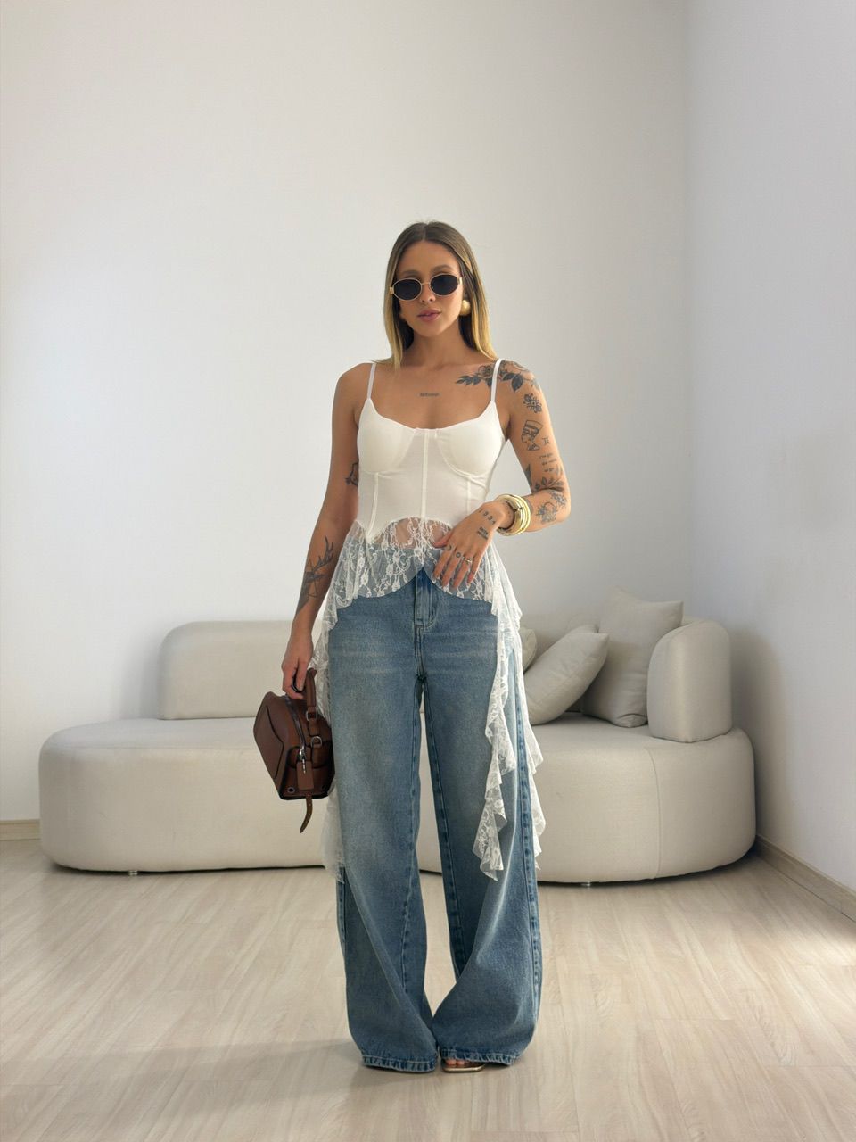 BLUSA GIANA BABADOS OFF