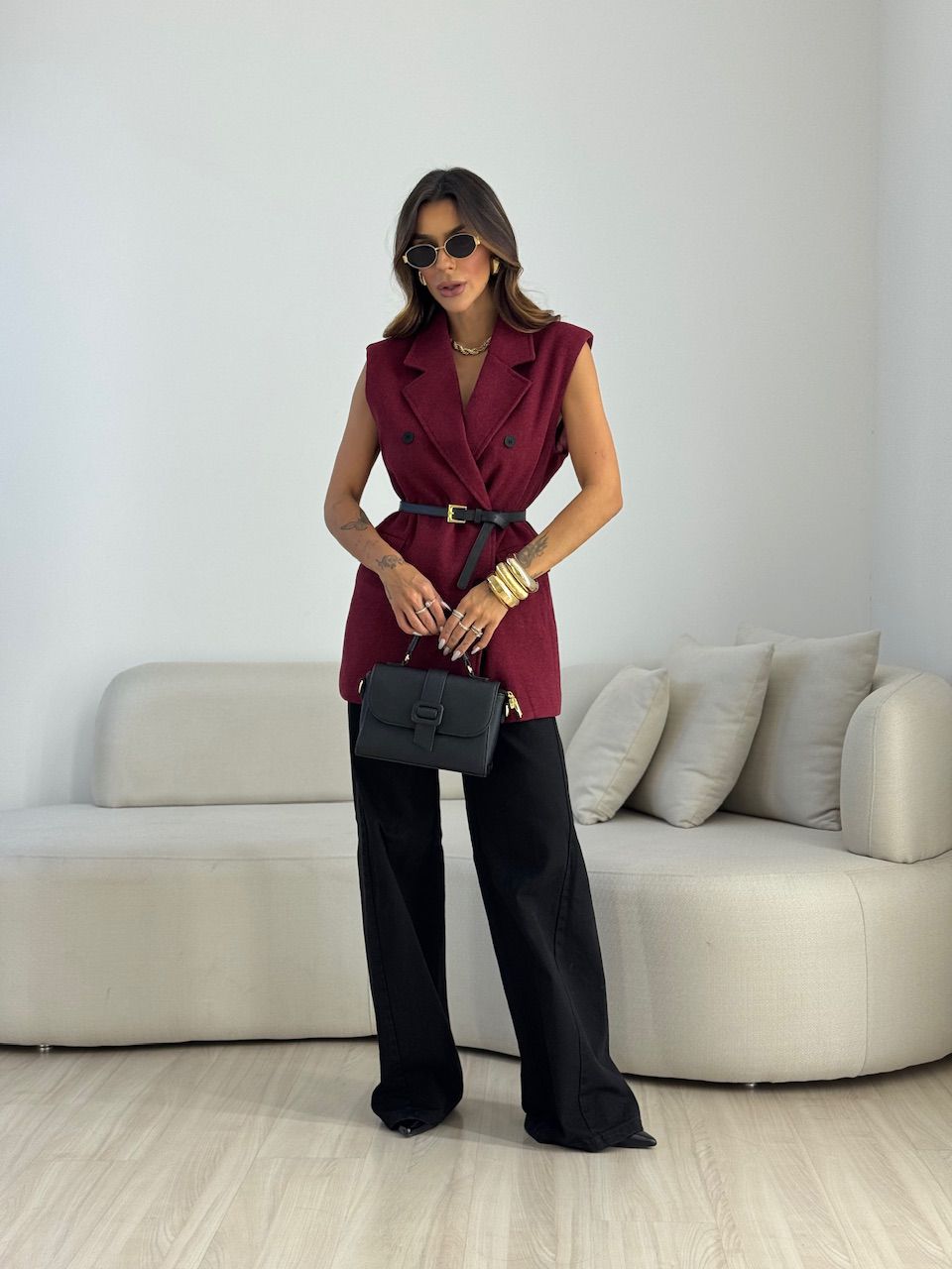 COLETE ANALU LÃ BATIDA VINHO