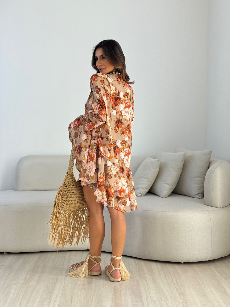 CONJUNTO ANA LIA BATA CAQUI