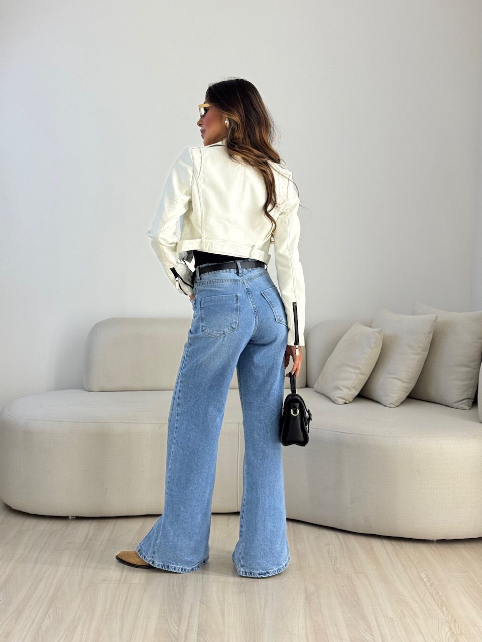 JAQUETA LETICIA COURO FAKE OFF