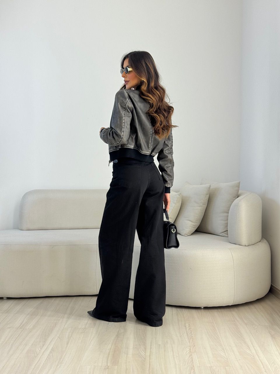 JAQUETA SARA PUNHOS CHUMBO