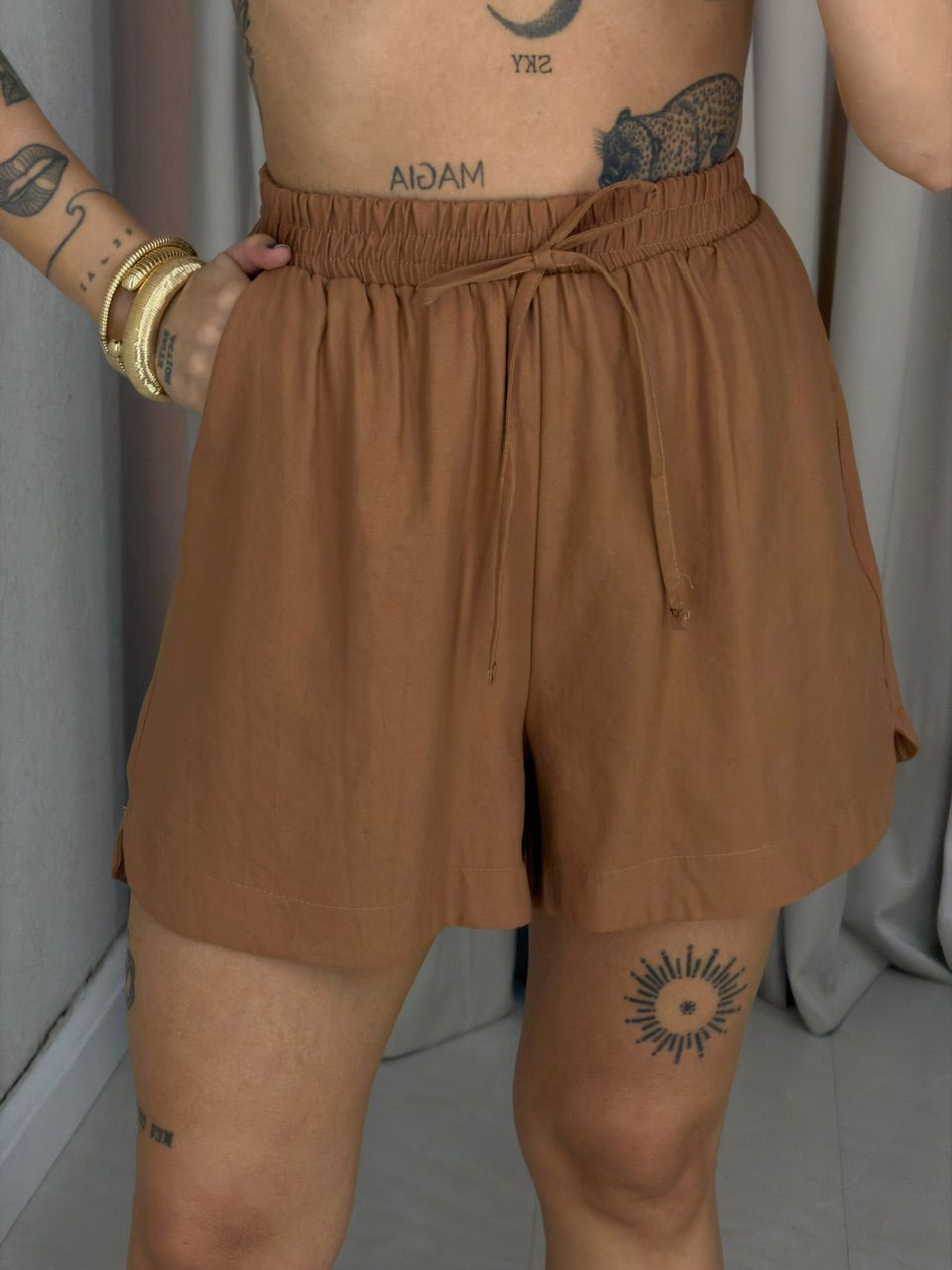 CONJUNTO ELLEN COLETE CARAMELO