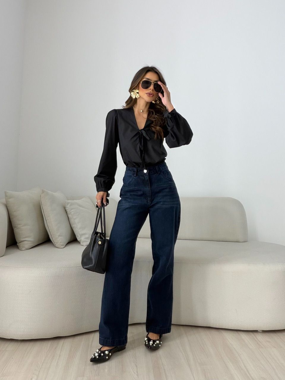 BODY CLAUDIA AMARRAÇÃO PRETO